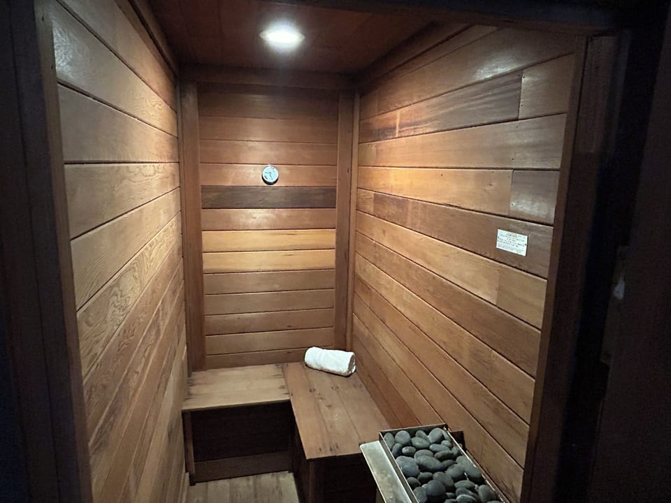 relaxing sauna