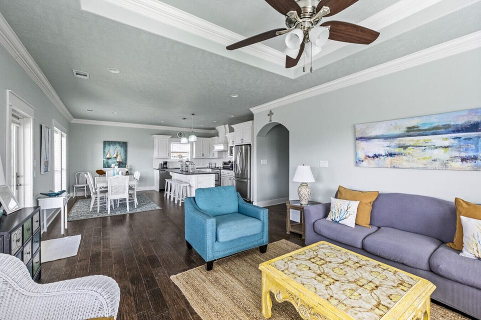 Comfy seating, soft light, and laid-back vibes for your whole crew.