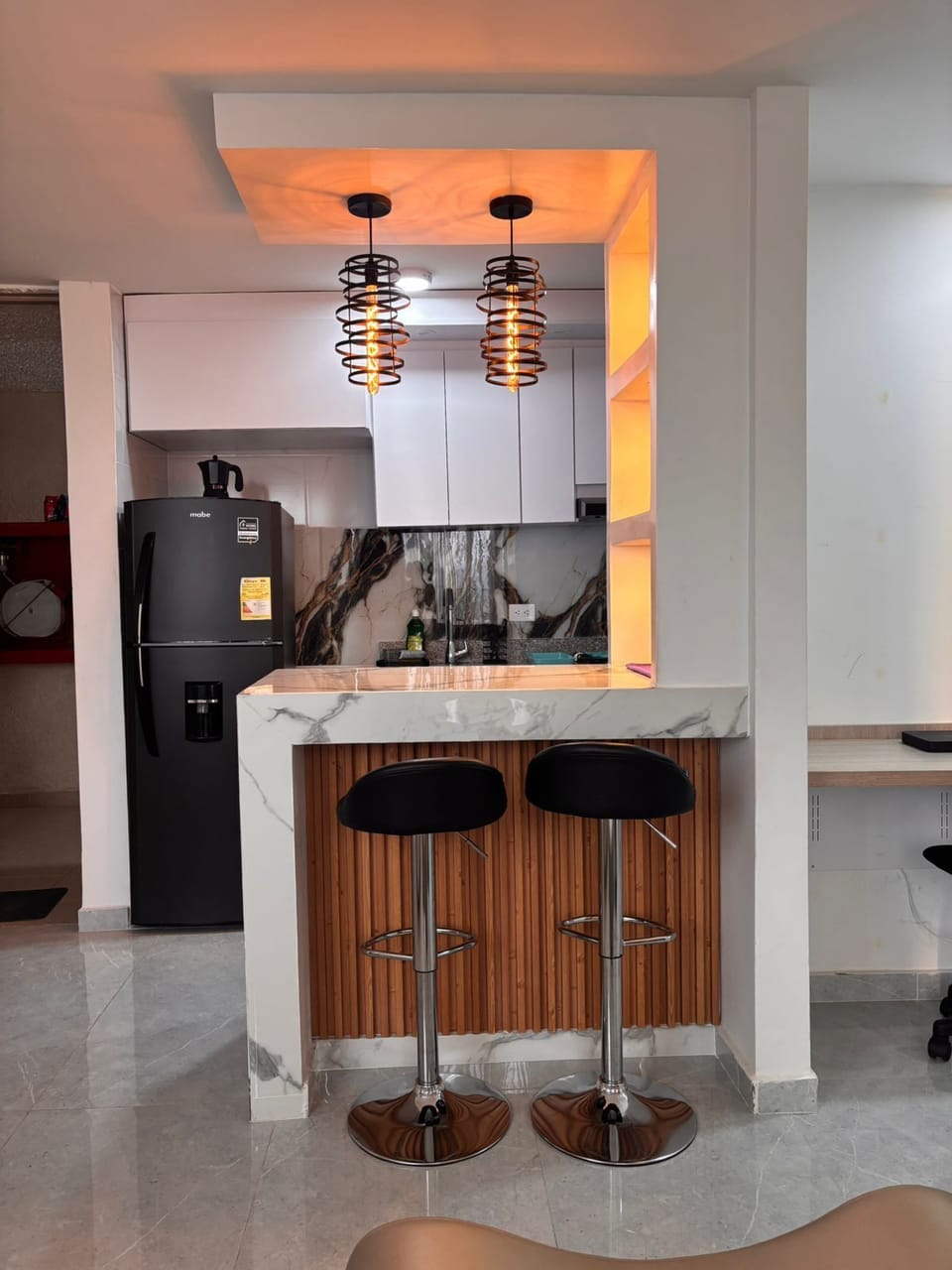 Apartment, 3 Bedrooms, Balcony, City View | Private kitchen | Dishwasher, blender, griddle, cookware/dishes/utensils