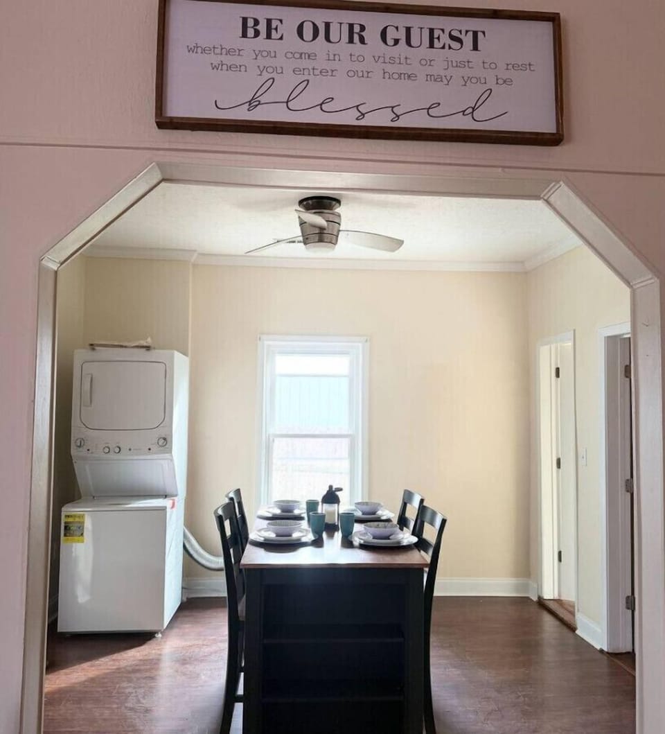 Dining area/Laundry area