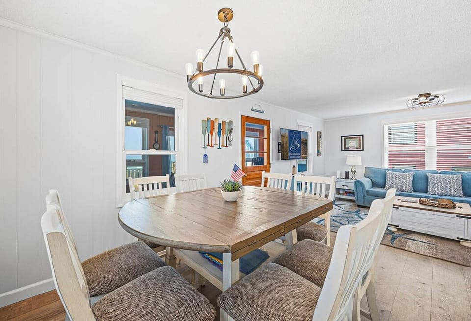 Main-Level Dining Room with Table (seats 8)