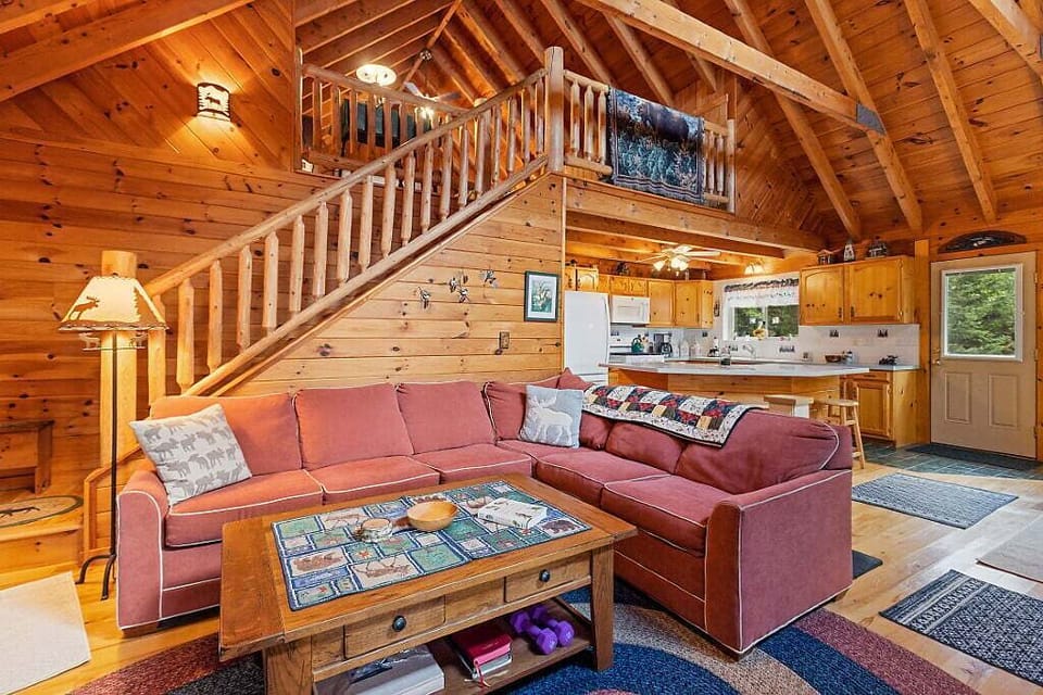 Main floor with loft above