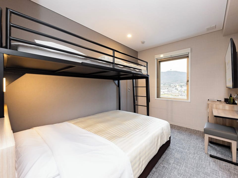 Bunk Bed Room, Non Smoking | Desk, laptop workspace, blackout drapes, iron/ironing board