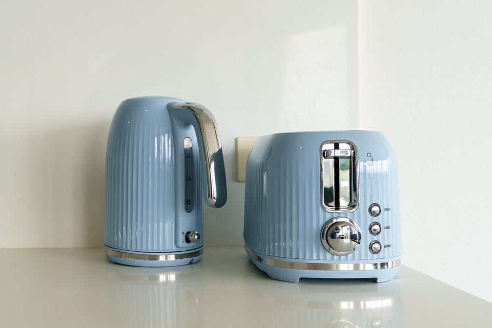 Elevate your morning ritual with high-end, color-coordinated appliances that blend retro charm with modern performance.