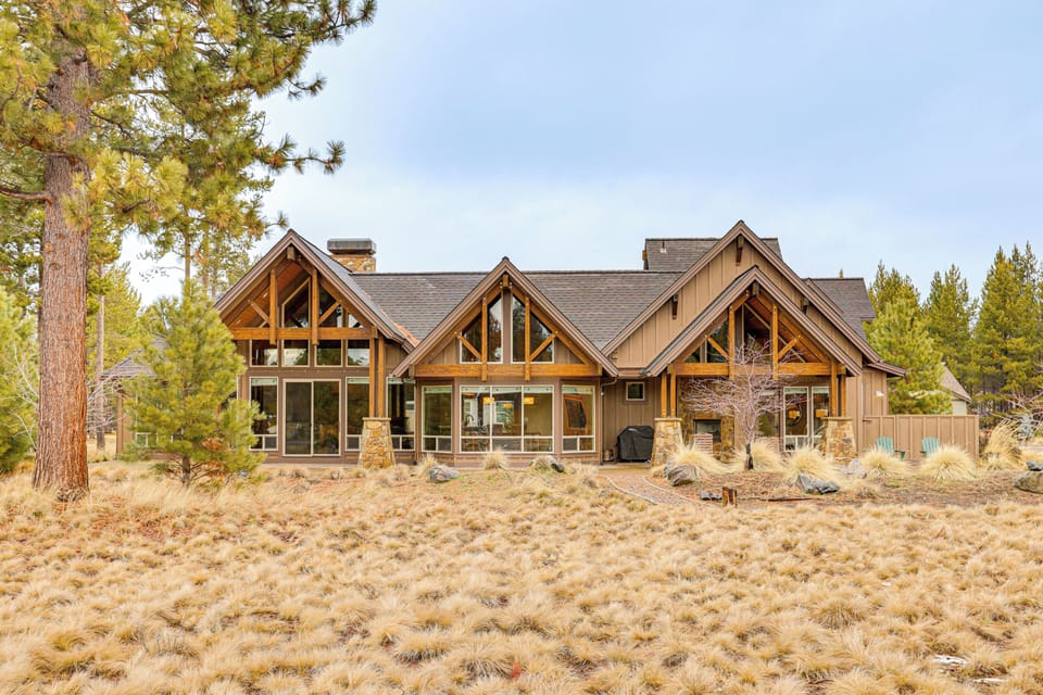 Back Exterior | Patio | Grill | Fireplace