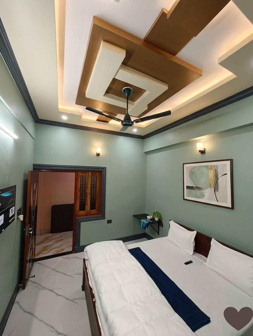 Premium Double Room, 1 Double Bed, Balcony | Egyptian cotton sheets, premium bedding, down comforters