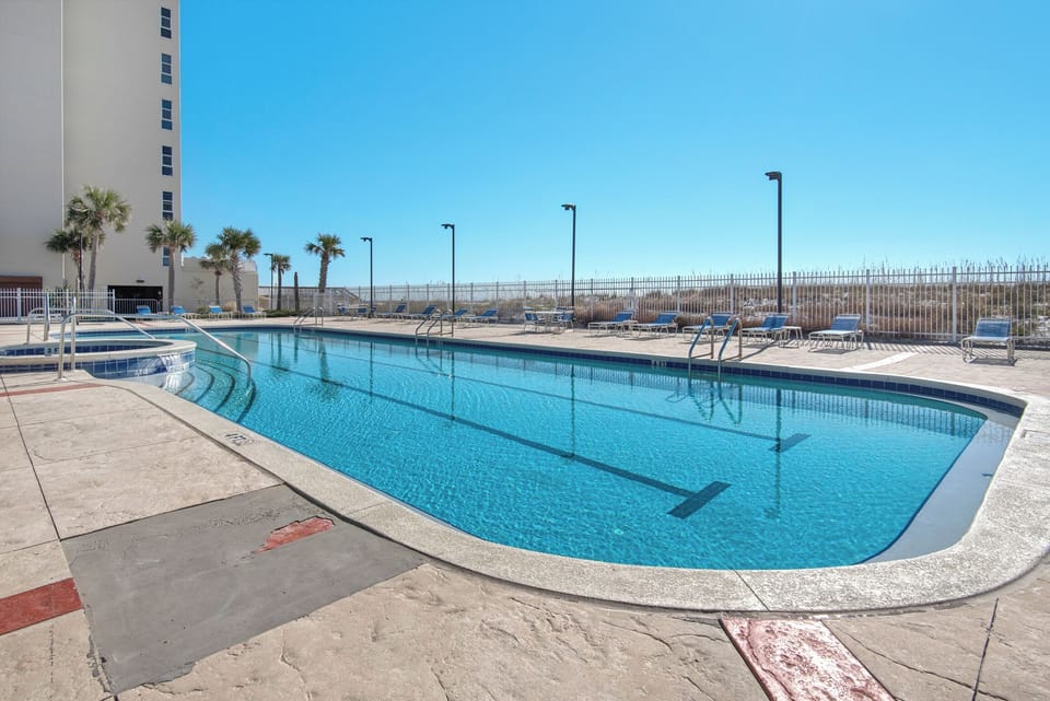Beachfront outdoor pool
