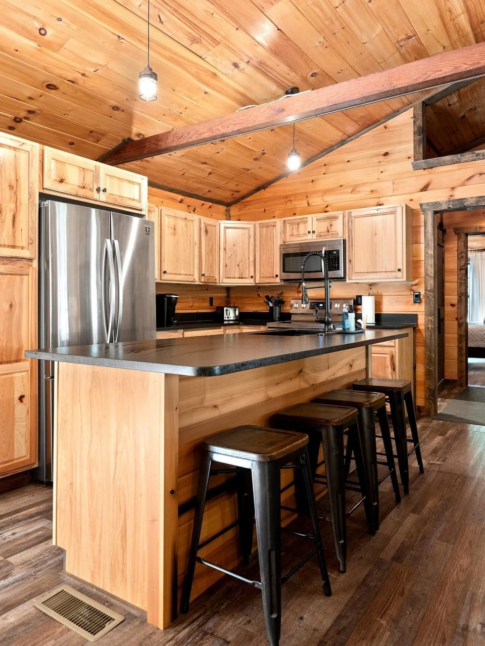 Fully stocked kitchen