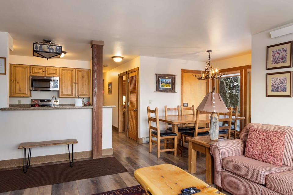Living Room, Dining Area, and Kitchen