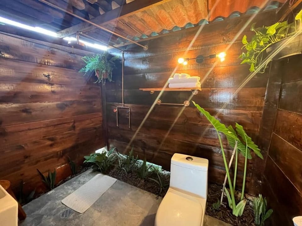 Premium Tent, Balcony, Garden View | Bathroom | Shower, free toiletries, towels, soap