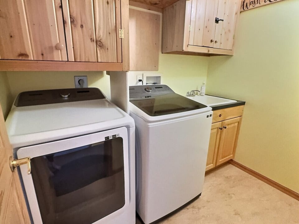 Private laundry room