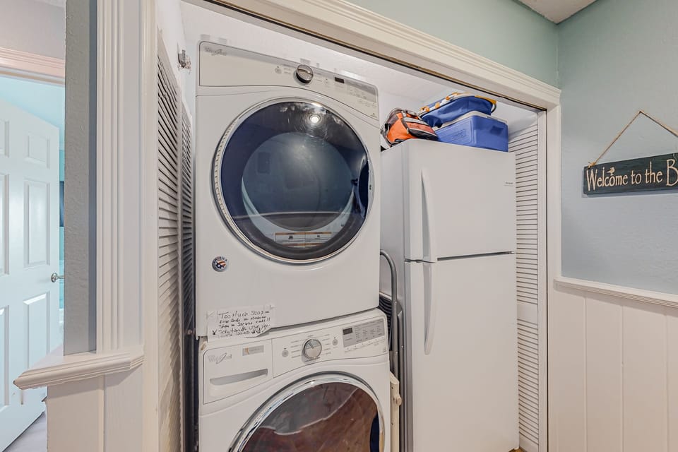 Apartment, Multiple Beds, Balcony, Beach View (Ponce Inlet Villa #4A) | Laundry