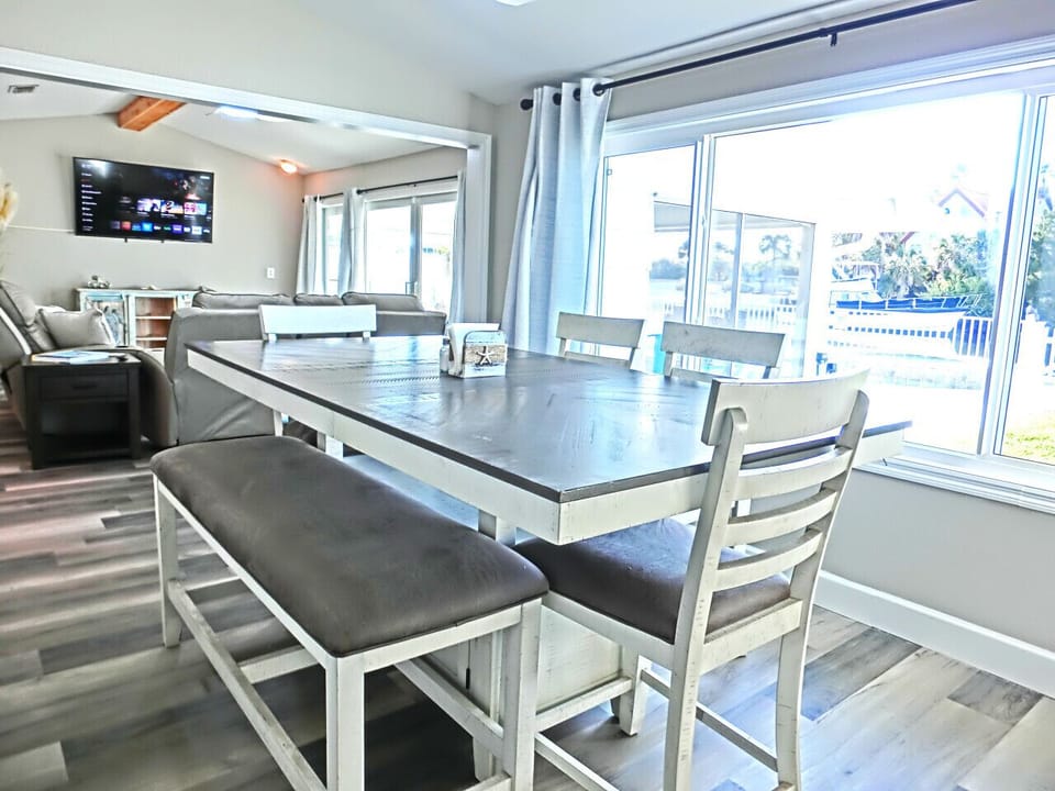 Dining Space Flowing into Main Living Room