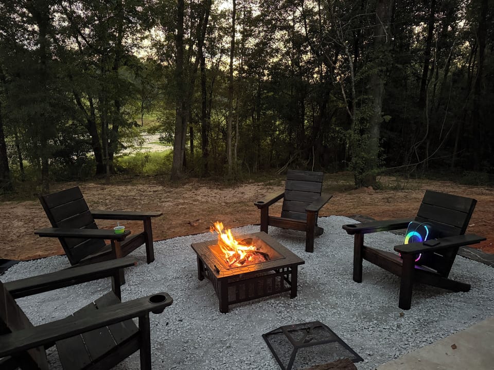 Evenings by the fire pit