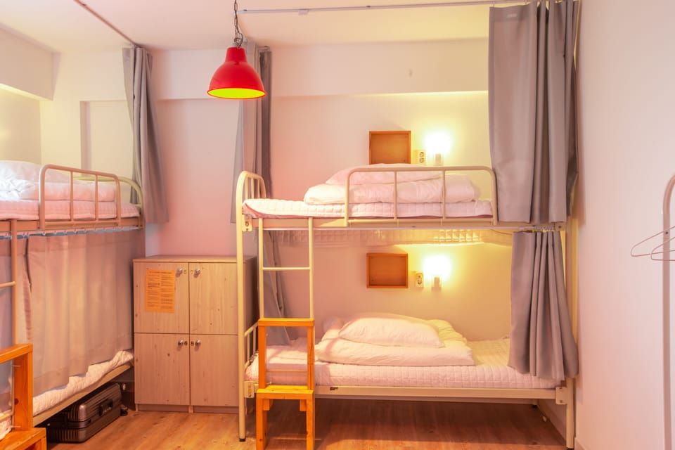 Shared Dormitory, Women only (4 Persons) | In-room safe, individually furnished, soundproofing, free WiFi