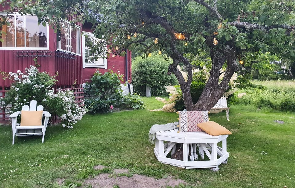 outside
