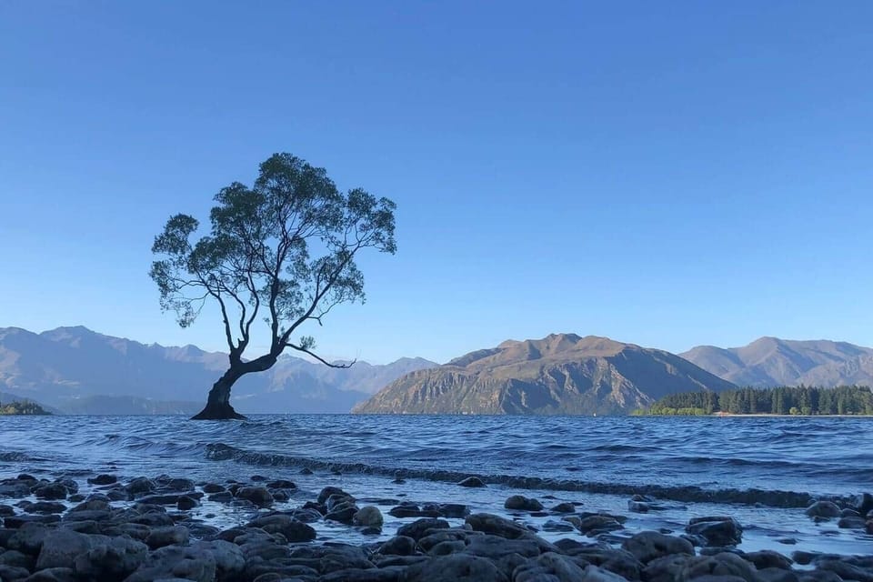 View not from apartment. Lake Wanaka 