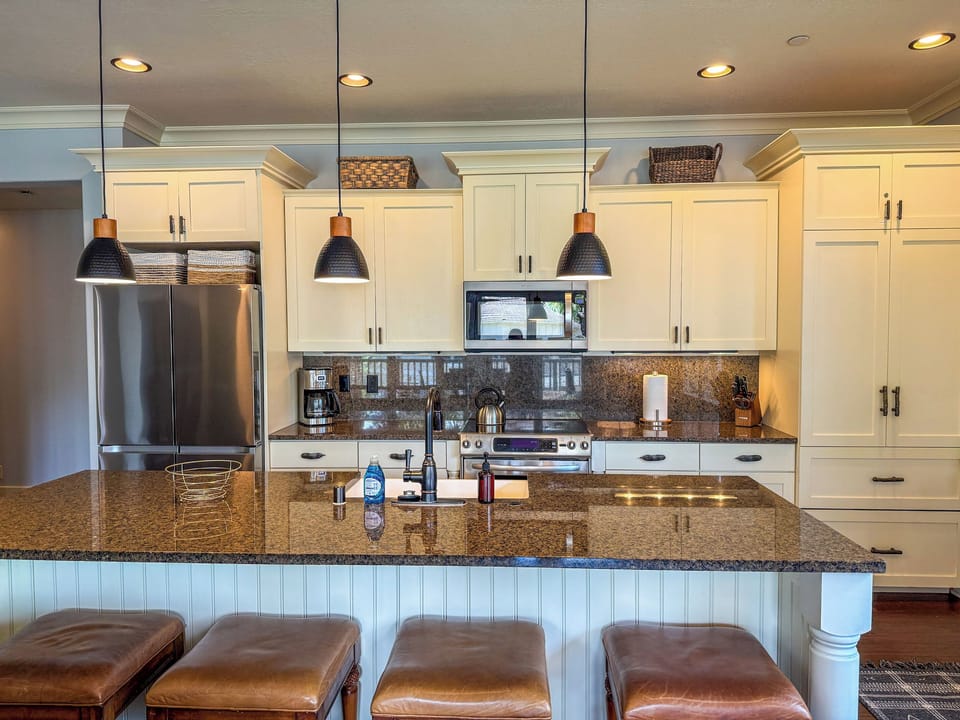 Fully stocked kitchen