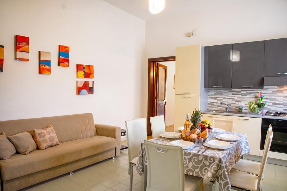 Kitchen and dining area