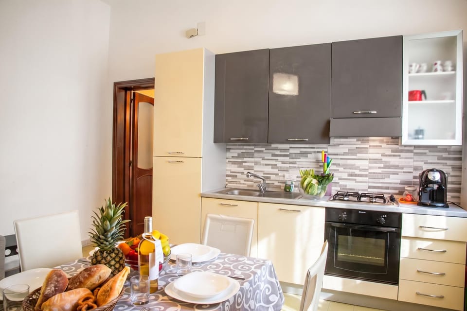 Kitchen and dining area