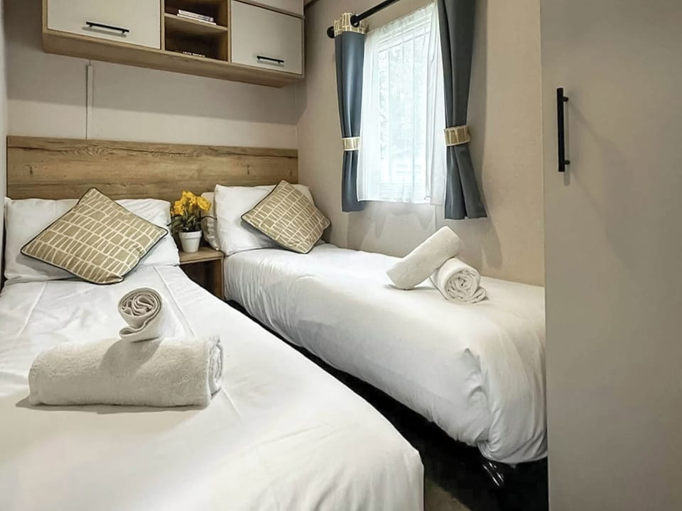 Twin bedroom | Coastal 4 The Saltern Holiday Park - Saltern Holidays, Tenby