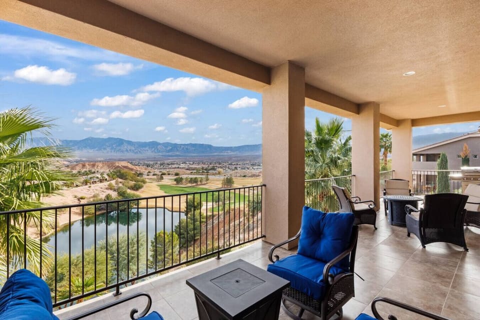Beautiful views of Falcon Ridge Golf Course and mountains.