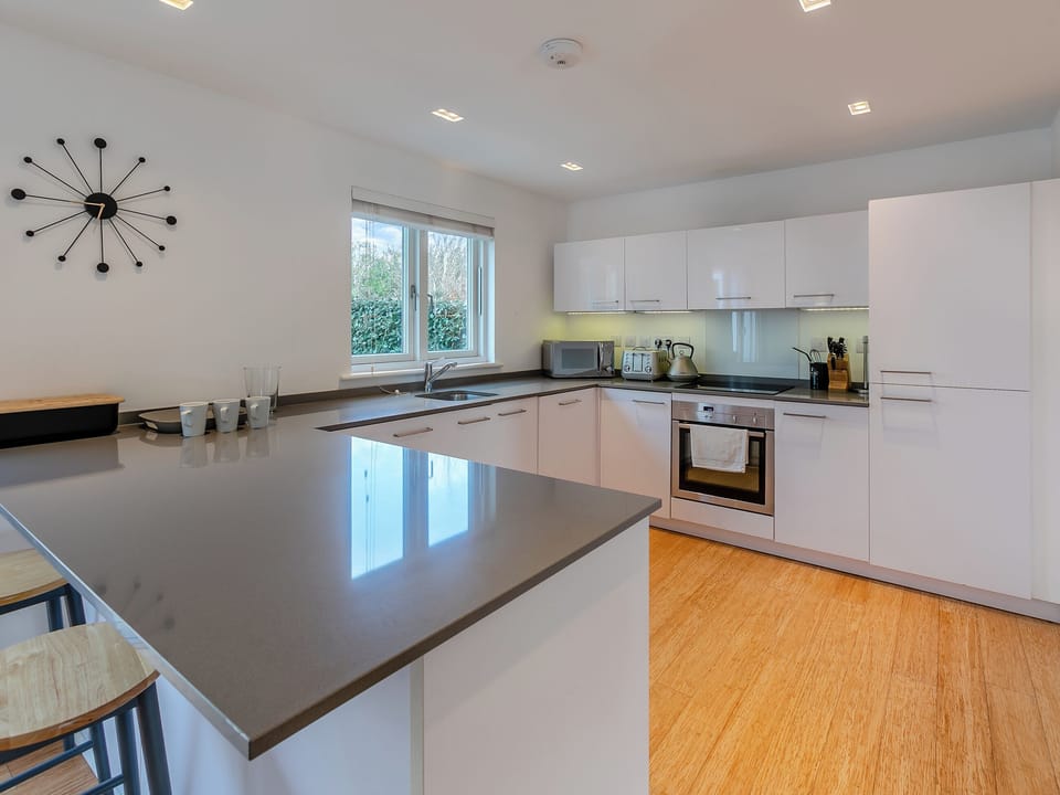 Kitchen/diner | Lodge 53 Una - St Ives Resort, Carbis Bay, near St Ives