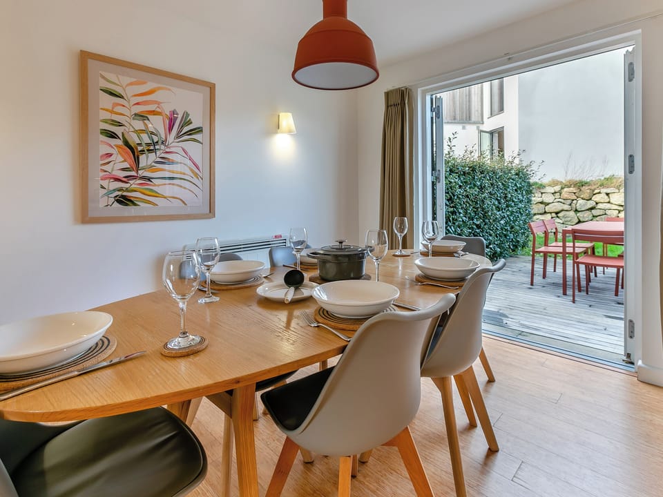 Kitchen/diner | Lodge 53 Una - St Ives Resort, Carbis Bay, near St Ives