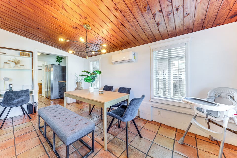 Property Interior | Single-Story Home | Free WiFi | Central A/C & Heating