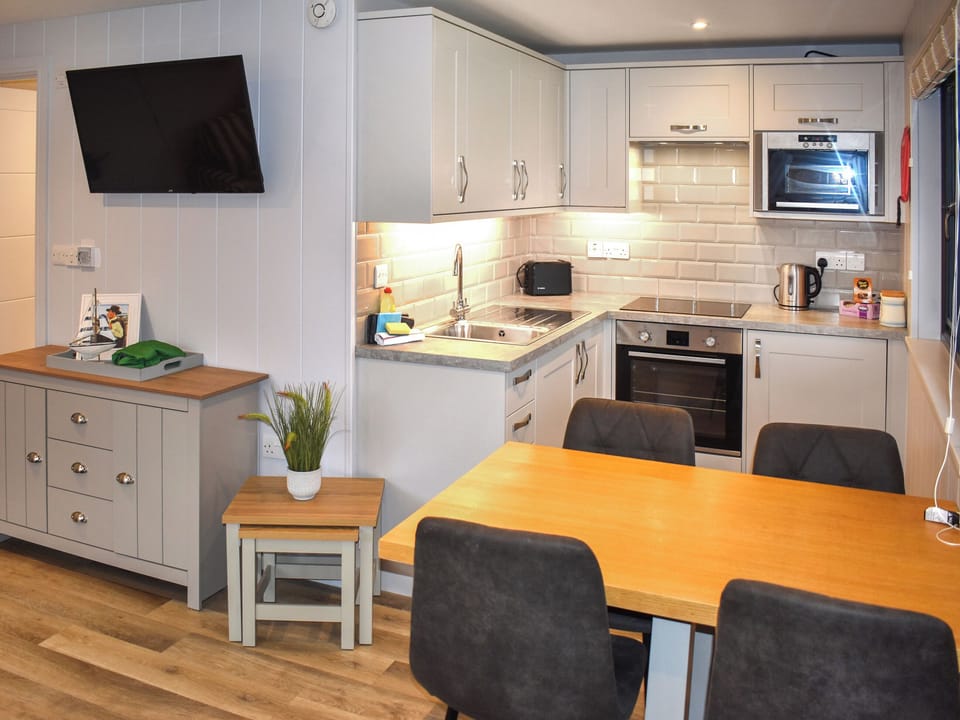 Open plan living space | Lodge 6 - Pinewood Retreats, Lyme Regis