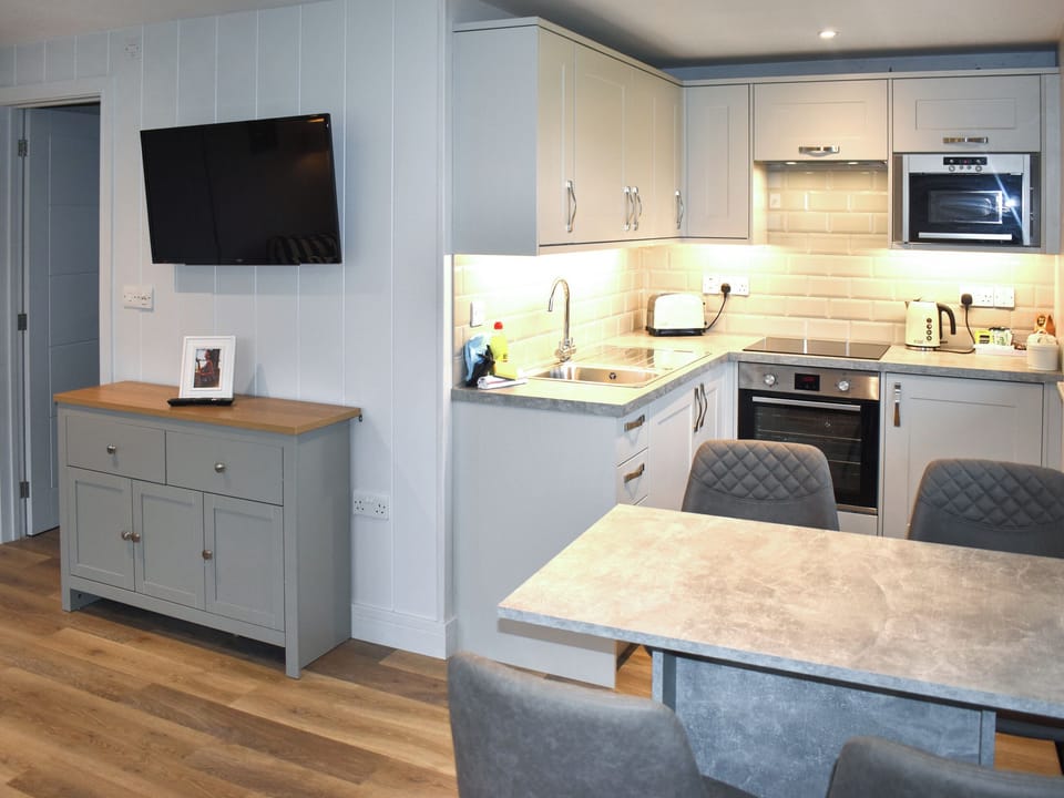 Open plan living space | Lodge 5 - Pinewood Retreats, Lyme Regis