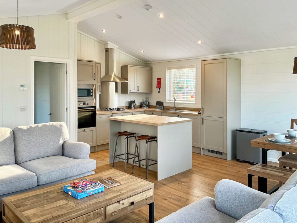 Open plan living space | Mountain Goat Lodge - Chadwick Bank Holiday Lodges, Chadwick, near Worcester
