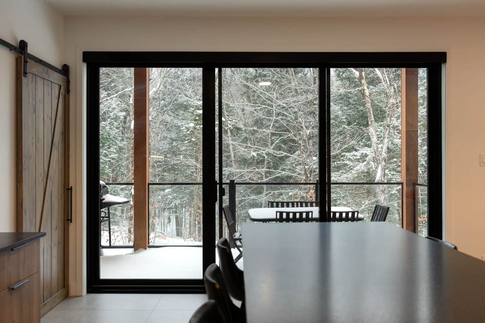 Kitchen island with big balcony