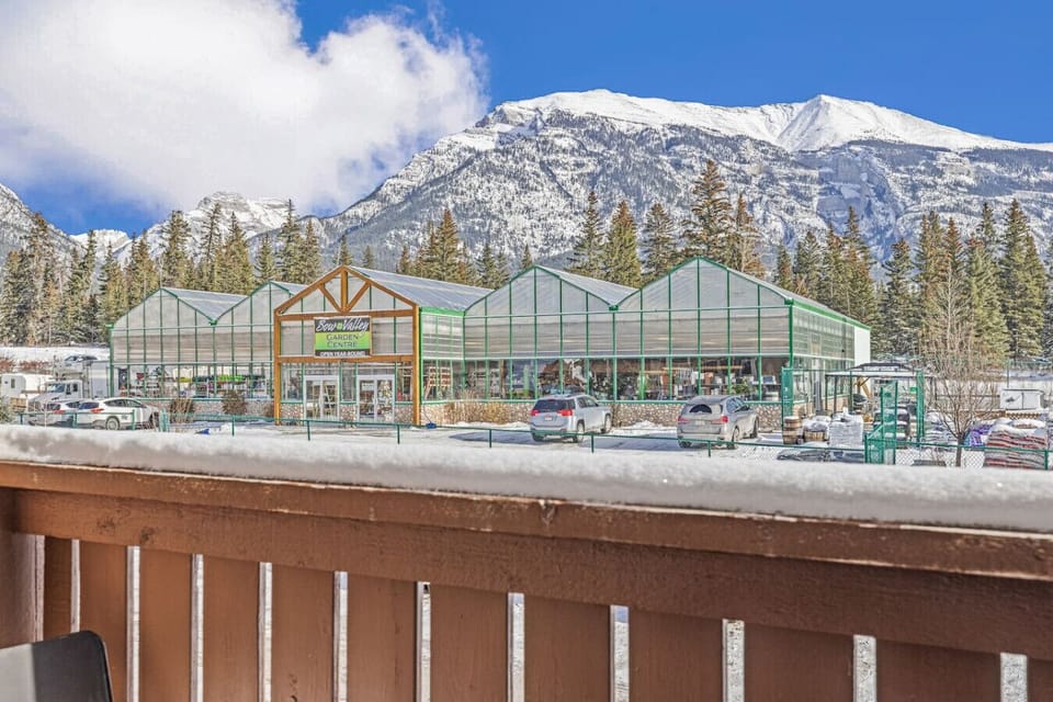 Greenhouses and Mountain views.