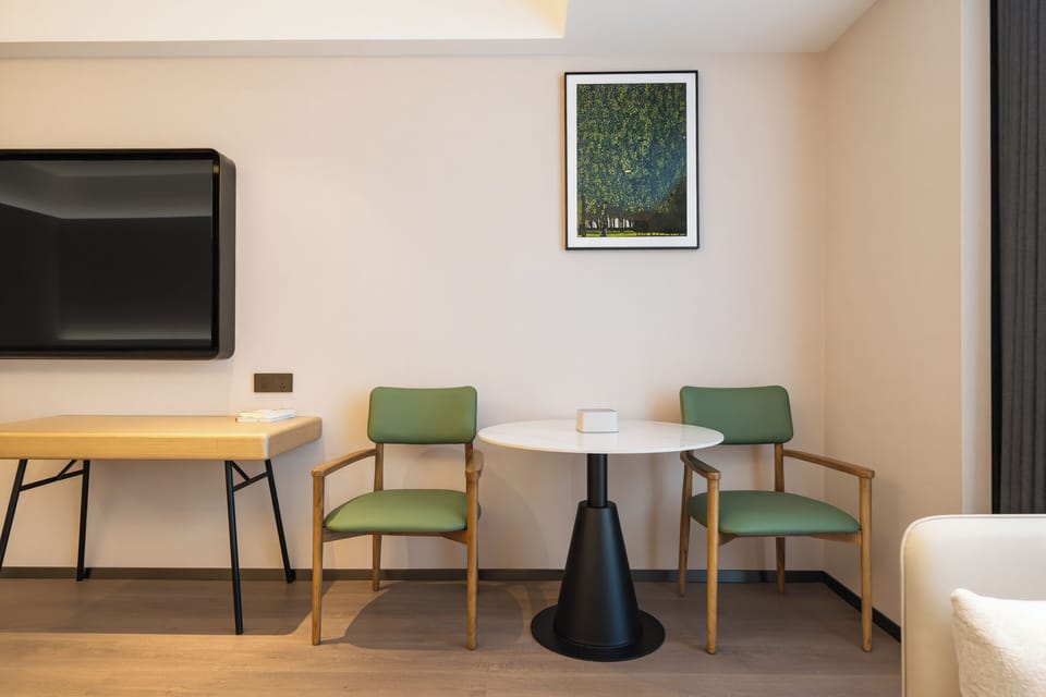 Family Twin Room, City View | Premium bedding, minibar, desk, blackout drapes