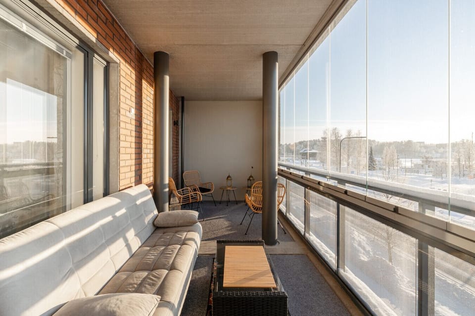Start your mornings with stunning lake views from the private balcony