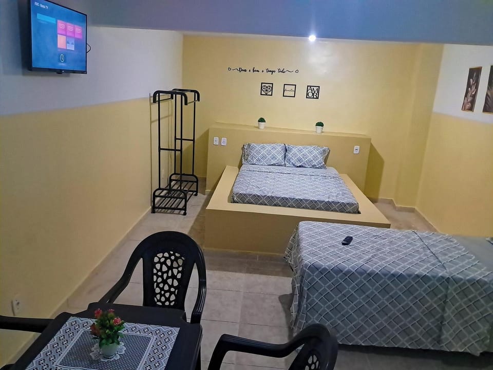 Triple Room | Laptop workspace, blackout drapes, iron/ironing board, free WiFi