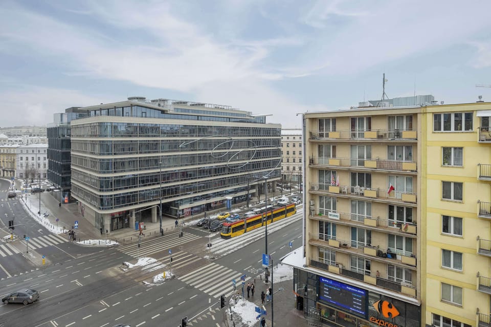 The building is located in the center of the capital.