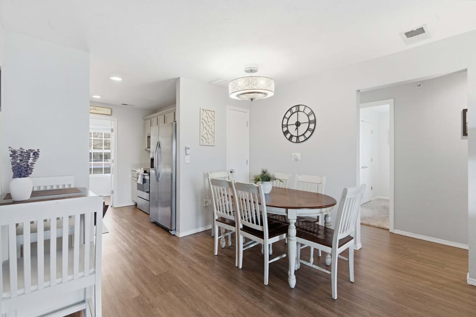 Make mealtime memories together at the dining table, seating 6​