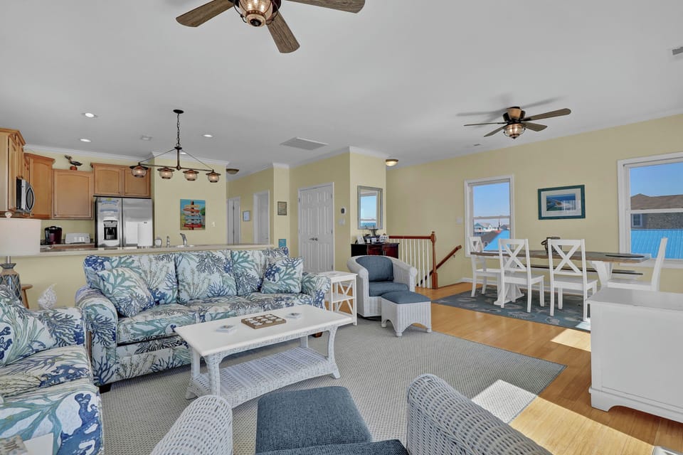 Open Floor Plan w/Ocean Views From Every Window.