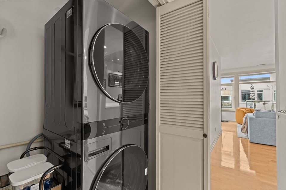 In unit  washer and dryer