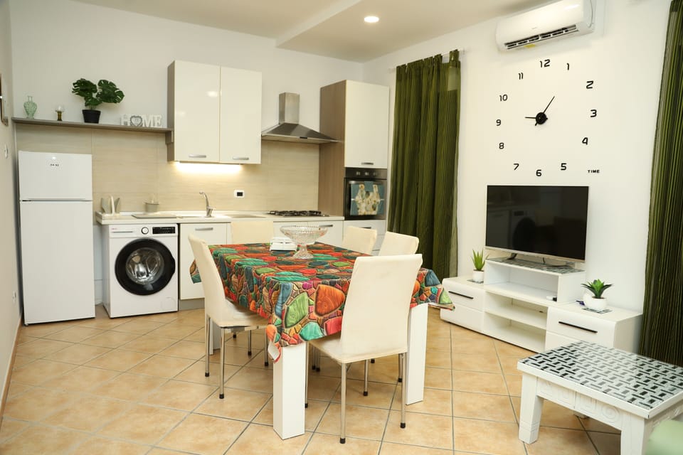 Family Apartment, Balcony, Beach View | Private kitchen