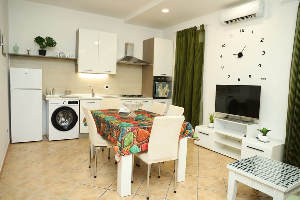 Family Apartment, Balcony, Beach View | Private kitchen