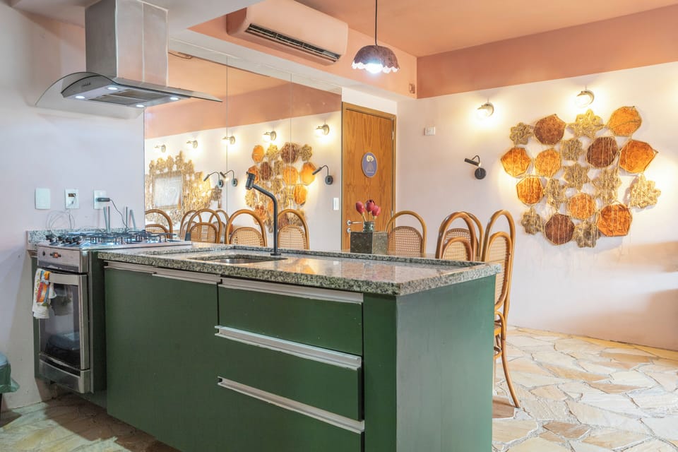 Superior Apartment, Courtyard View | Private kitchen