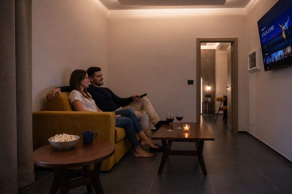 Family Suite, City View | Living area