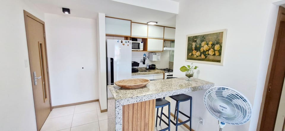 Apartment | Private kitchen | Fridge, microwave, oven, blender