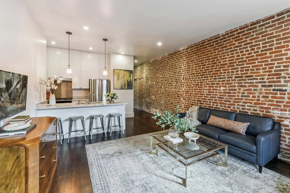 Open Concept Living Room | XL Flat Screen TV | Third Floor | Central Common Area