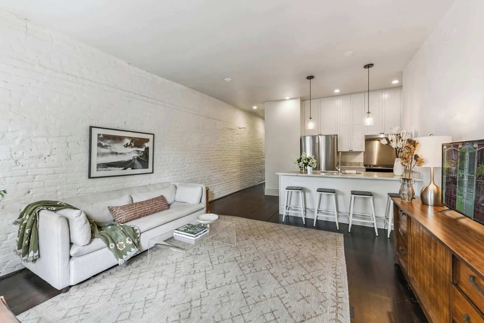 Unit 301 | Living Room | Single Level Unit | Central Open-Concept Space