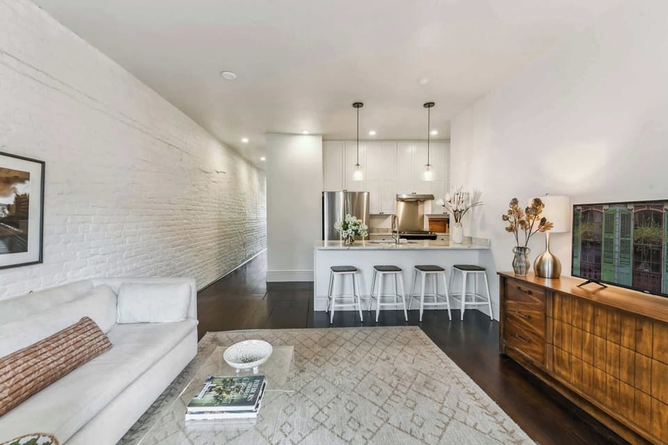Open Concept Living Room | XL Flat Screen TV | Third Floor | Central Common Area