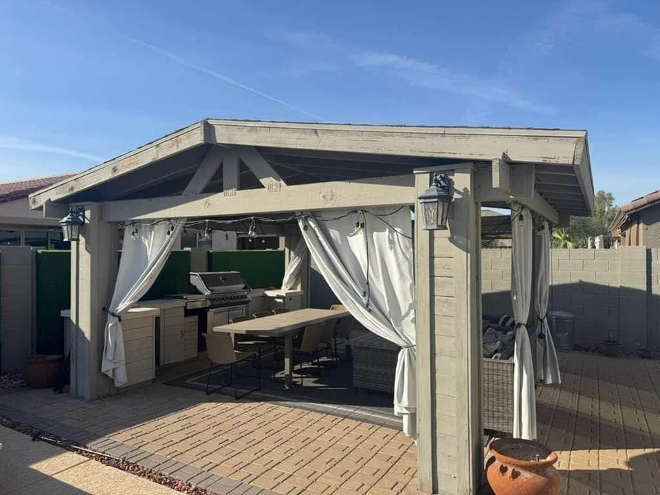 Gazebo with BBQ